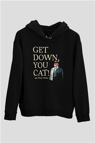 Downtown Abbey Siyah Unisex Hoodie