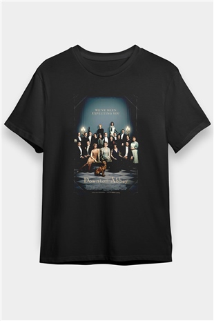 Downtown Abbey Siyah Unisex Tişört T-Shirt