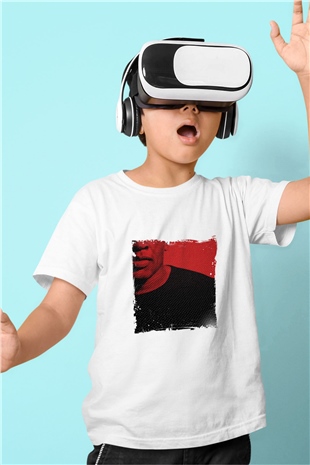 Dr. Dre Baskılı Unisex Beyaz Çocuk Tişört