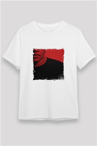 Dr. Dre Baskılı Unisex Beyaz Tişört