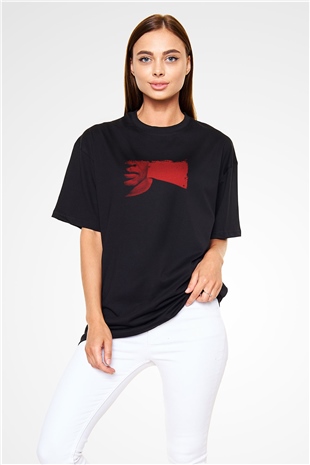 Dr. Dre Baskılı Unisex Oversize Siyah Tişört