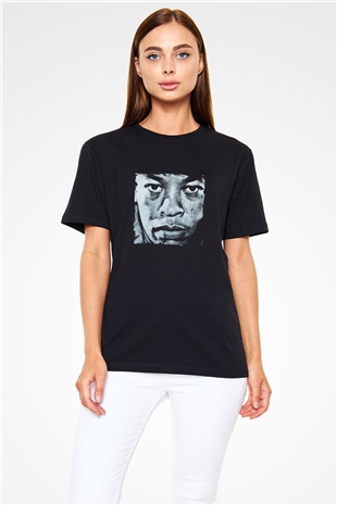 Dr. Dre Baskılı Unisex Siyah Tişört