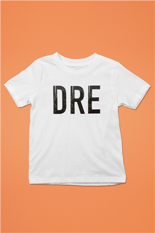 Dr.Dre Baskılı Beyaz Unisex Çocuk Tişört