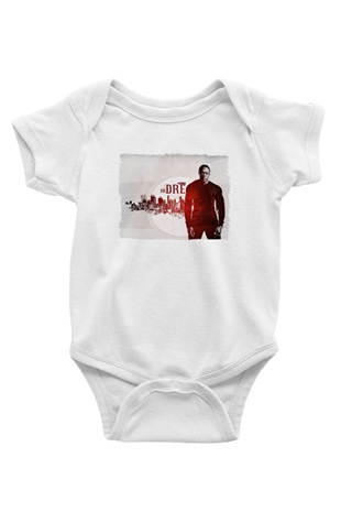 Dr.Dre Beyaz Bebek Body - Zıbın