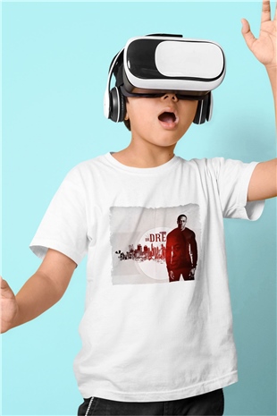 Dr.Dre Beyaz Unisex Çocuk Tişört