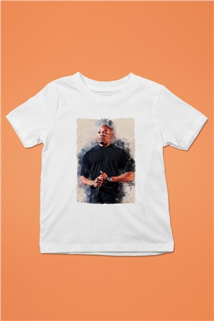 Dr.Dre Beyaz Unisex Çocuk Tişört