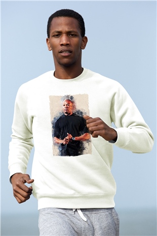 Dr.Dre Beyaz Unisex Sweatshirt