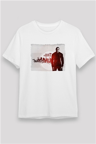 Dr.Dre Beyaz Unisex Tişört T-Shirt - TişörtFabrikası