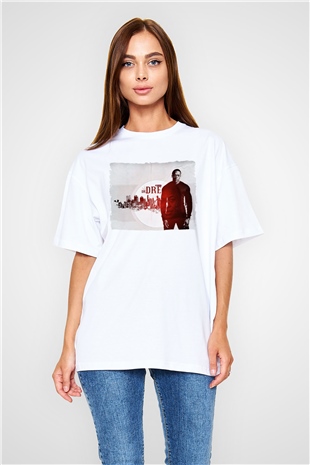 Dr.Dre Beyaz Oversize Tişört Oversize T-shirt - TişörtFabrikası