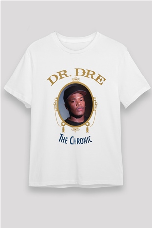 Dr.Dre Beyaz Unisex Tişört T-Shirt - TişörtFabrikası