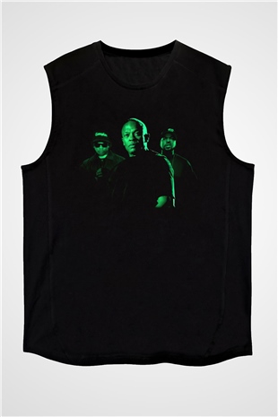 Dr.Dre Siyah Unisex Kolsuz Tişört