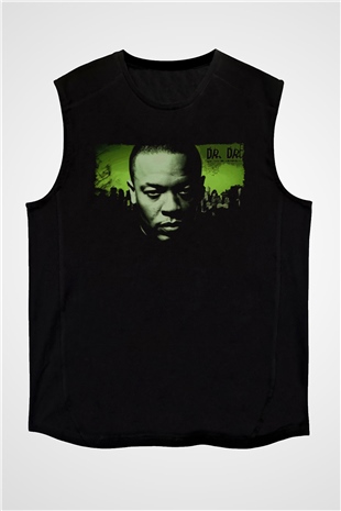 Dr.Dre Siyah Unisex Kolsuz Tişört