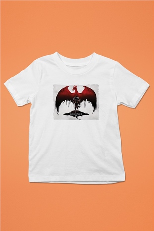 Dragon Age Beyaz Unisex Çocuk Tişört
