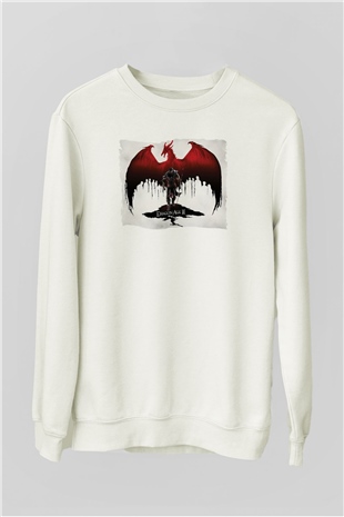 Dragon Age Beyaz Unisex Sweatshirt