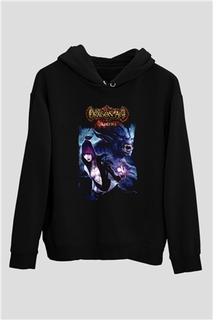 Dragon Age Siyah Unisex Hoodie