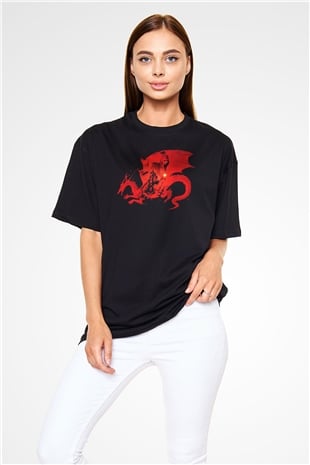 Dragon Age Siyah Unisex Oversize Tişört T-Shirt