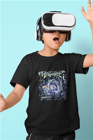 Dragon Force Baskılı Unisex Siyah Çocuk Tişört