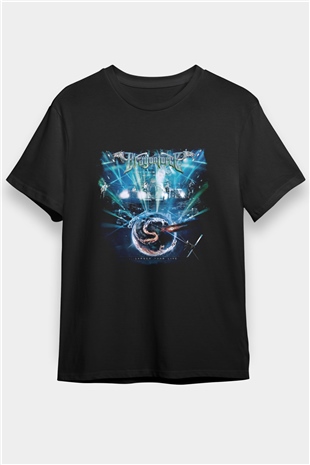 Dragon Force Baskılı Unisex Siyah Tişört