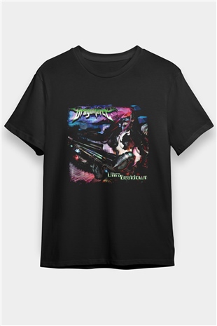 Dragon Force Baskılı Unisex Siyah Tişört
