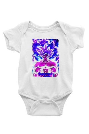 Dragonball Beyaz Bebek Body - Zıbın