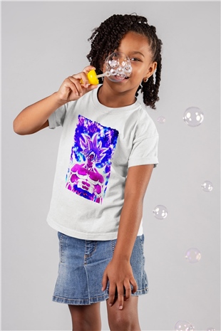 Dragonball Beyaz Unisex Çocuk Tişört