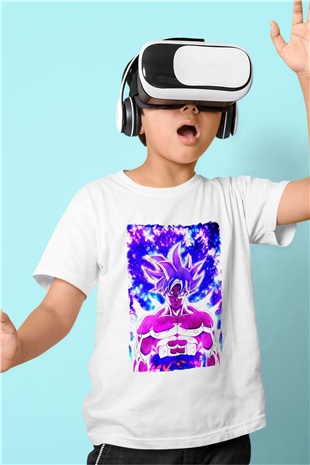 Dragonball Beyaz Unisex Çocuk Tişört