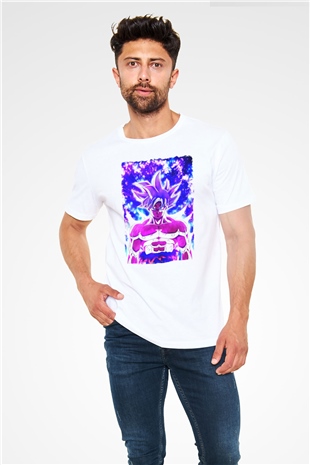 Dragonball Beyaz Unisex Tişört T-Shirt