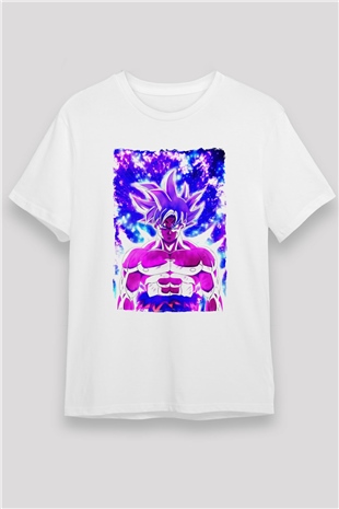 Dragonball Beyaz Unisex Tişört T-Shirt