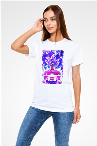 Dragonball Beyaz Unisex Tişört T-Shirt