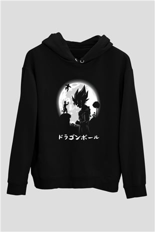 Dragonball Siyah Unisex Hoodie