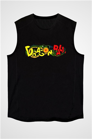 Dragonball Siyah Unisex Kolsuz Tişört