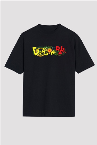 Dragonball Siyah Unisex Oversize Tişört T-Shirt