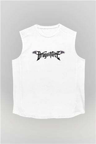 DragonForce Beyaz Unisex Kolsuz Tişört