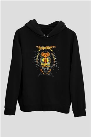 DragonForce Siyah Unisex Hoodie