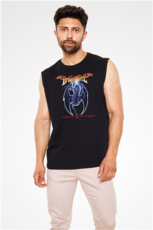 DragonForce Siyah Unisex Kolsuz Tişört