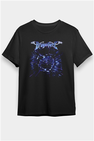 DragonForce Siyah Unisex Tişört T-Shirt - TişörtFabrikası