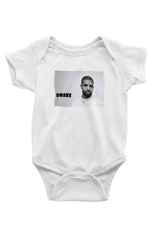 Drake Beyaz Bebek Body - Zıbın