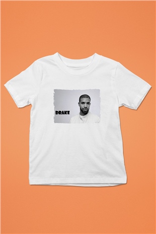 Drake Beyaz Unisex Çocuk Tişört