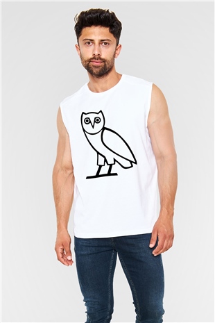 Drake Beyaz Unisex Kolsuz Tişört