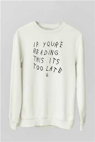 Drake Beyaz Unisex Sweatshirt
