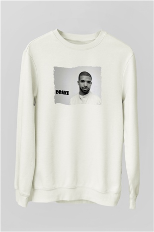 Drake Beyaz Unisex Sweatshirt