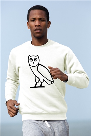 Drake Beyaz Unisex Sweatshirt