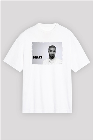 Drake Beyaz Unisex Tişört T-Shirt - TişörtFabrikası