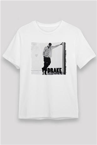 Drake Beyaz Unisex Tişört T-Shirt - TişörtFabrikası