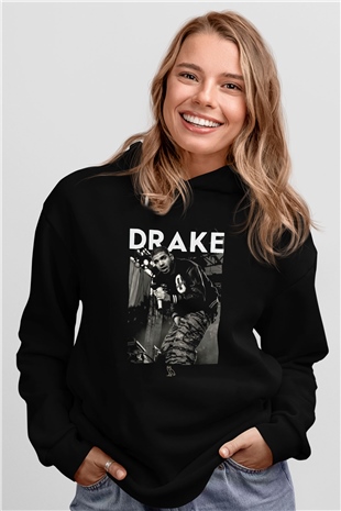Drake Siyah Unisex Hoodie