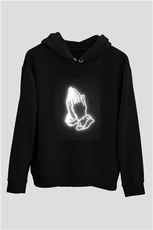 Drake Siyah Unisex Kapüşonlu Sweatshirt