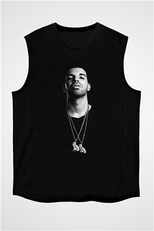 Drake Siyah Unisex Kolsuz Tişört