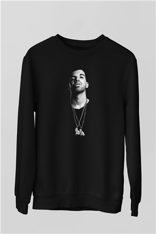Drake Siyah Unisex Sweatshirt