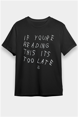 Drake Siyah Unisex Tişört T-Shirt - TişörtFabrikası