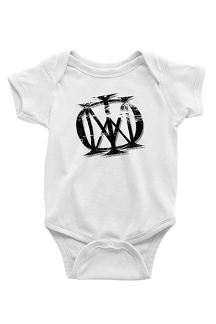 Dream Theater Baskılı Beyaz Unisex Bebek Body - Zıbın